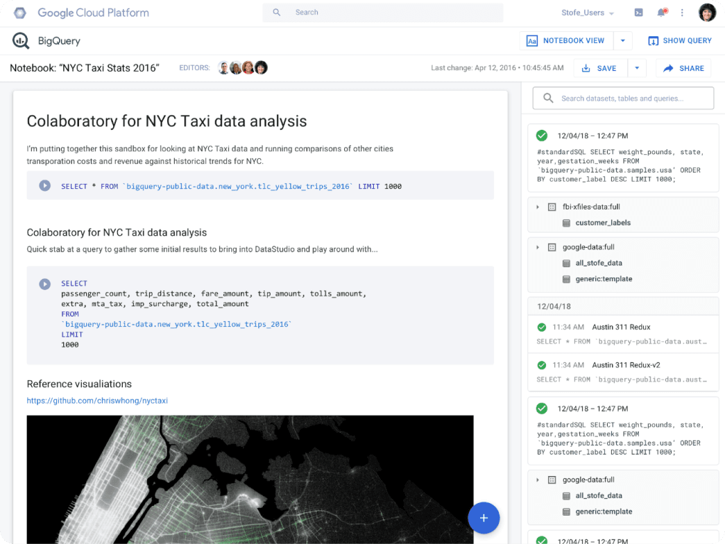 BigQuery UX Leadership hero image